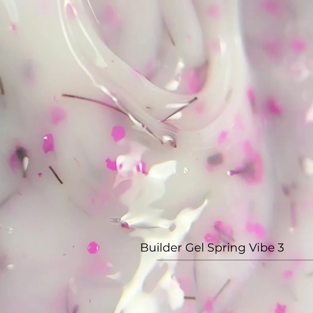 Builder Gel Spring Vibe №3 Crystal Professional HEMA & TPO Free - 15ml