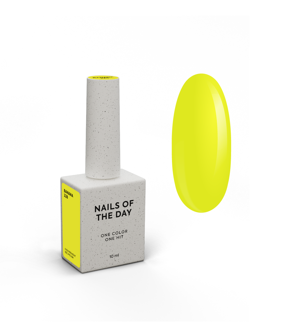 NAILSOFTHEDAY Gel Polish Banana 228, 10 ml