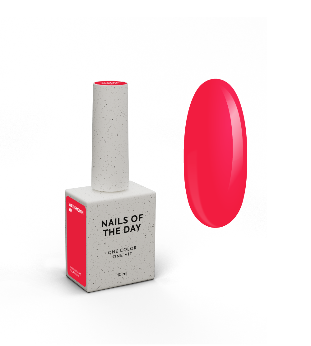 NAILSOFTHEDAY Gel Polish Watermelon 215, 10 ml