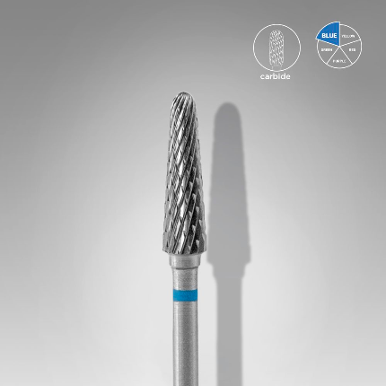 Hartmetall-Fräser Frustum Blau EXPERT – Kopf 4 mm / Arbeitsteil 13 mm