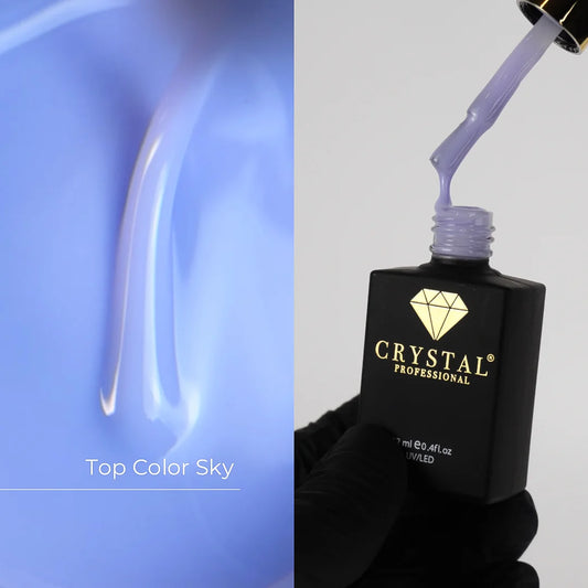Top Sky Crystal Professional - kamuflujący top hybrydowy UV/LED HEMA & TPO Free 12ml