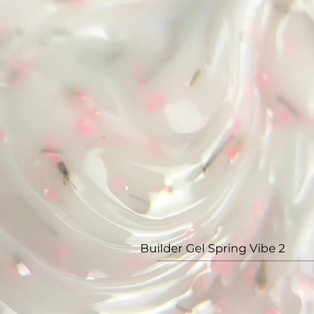 Builder Gel Spring Vibe №2 Crystal Professional HEMA & TPO Free - 15ml