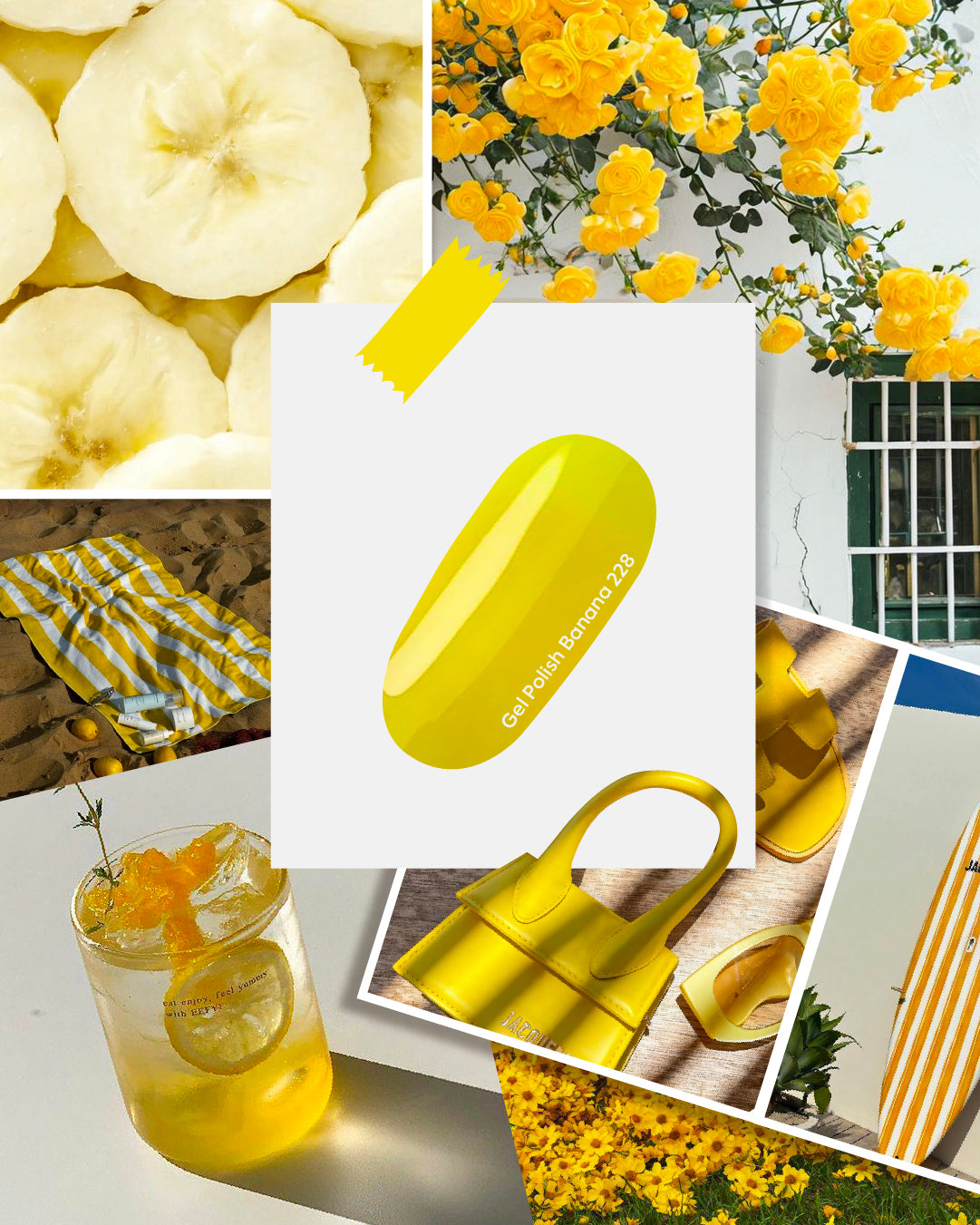 NAILSOFTHEDAY Gel Polish Banana 228, 10 ml
