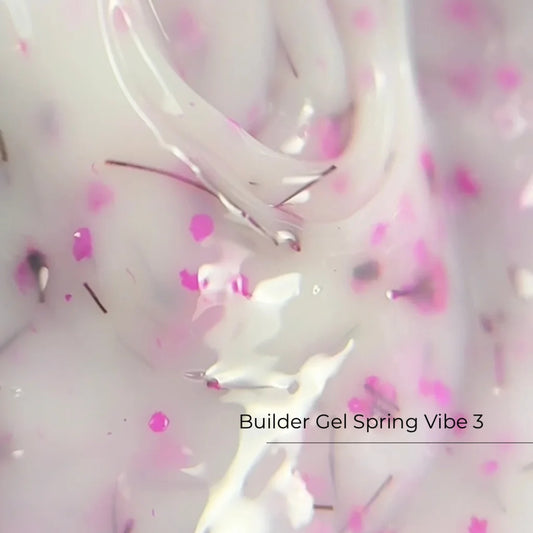 Builder Gel Spring Vibe №3 Crystal Professional HEMA & TPO Free - 15ml