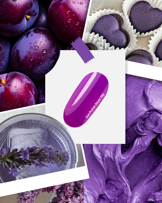 NAILSOFTHEDAY Gel Polish Plum-198, 10 ml