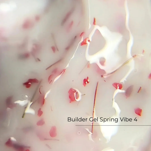 Builder Gel Spring Vibe №4 Crystal Professional HEMA & TPO Free - 15ml