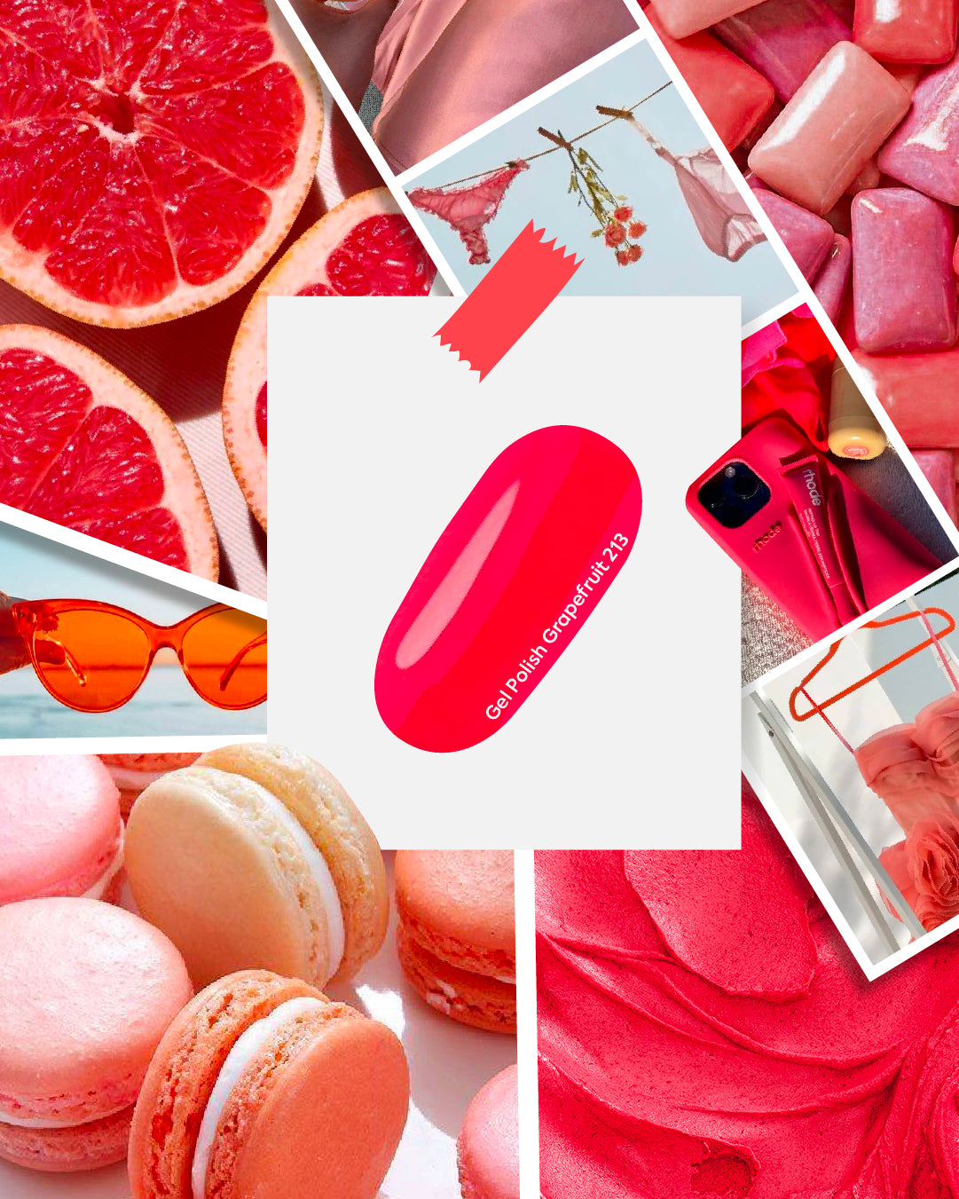 NAILSOFTHEDAY Gel Polish Grapefruit 213, 10 ml