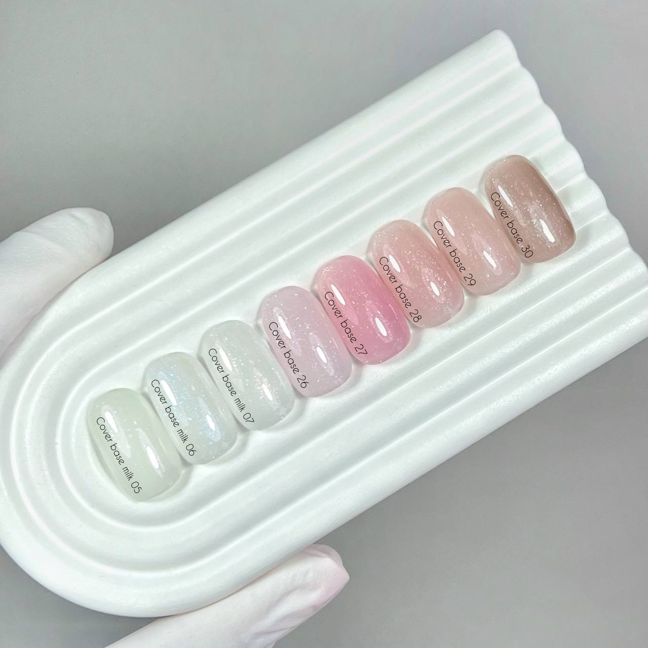 NAILSOFTHEDAY Cover base milk shimmer 07, 10 ml