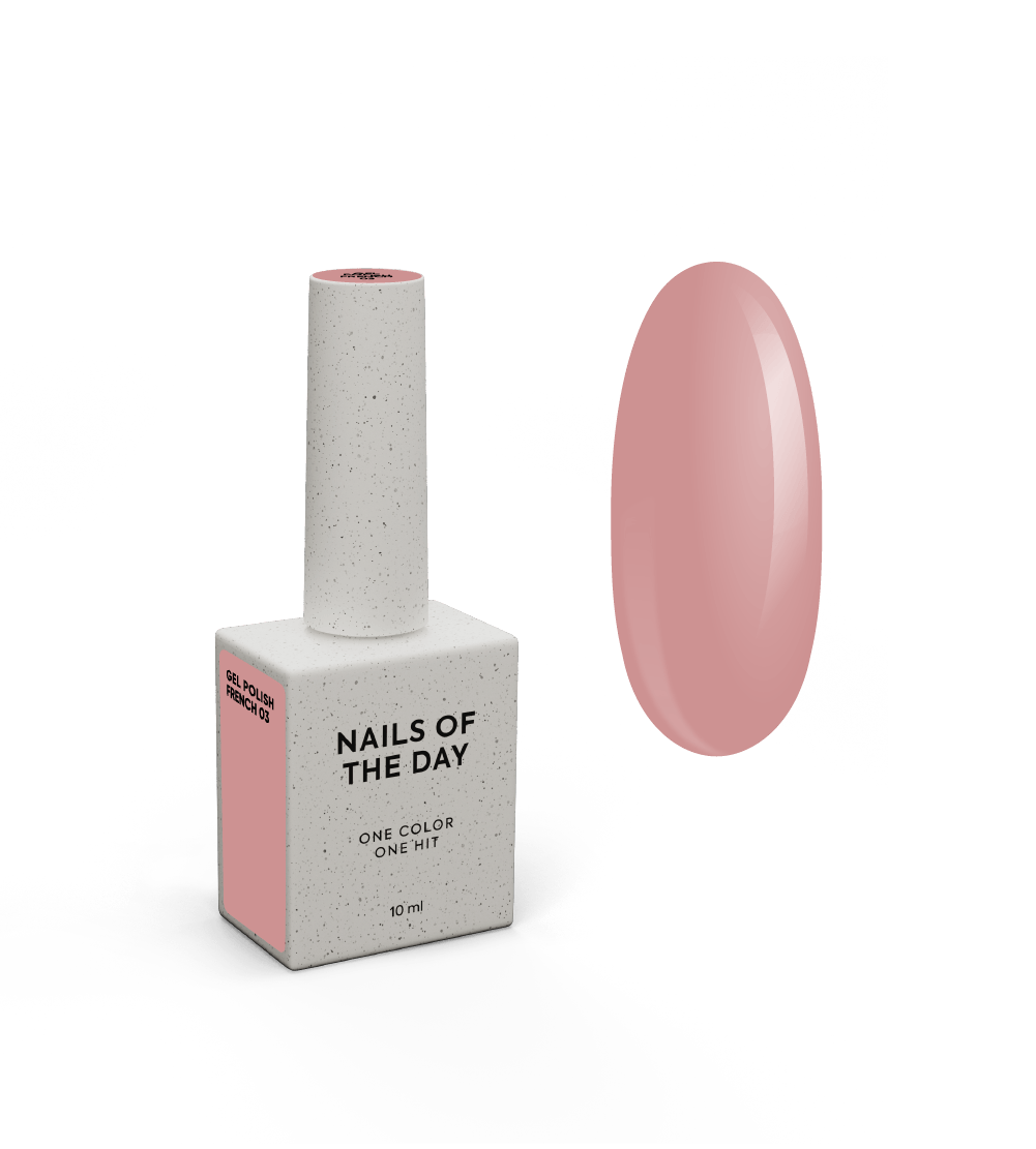 NAILSOFTHEDAY Gel Polish French 03, 10 ml