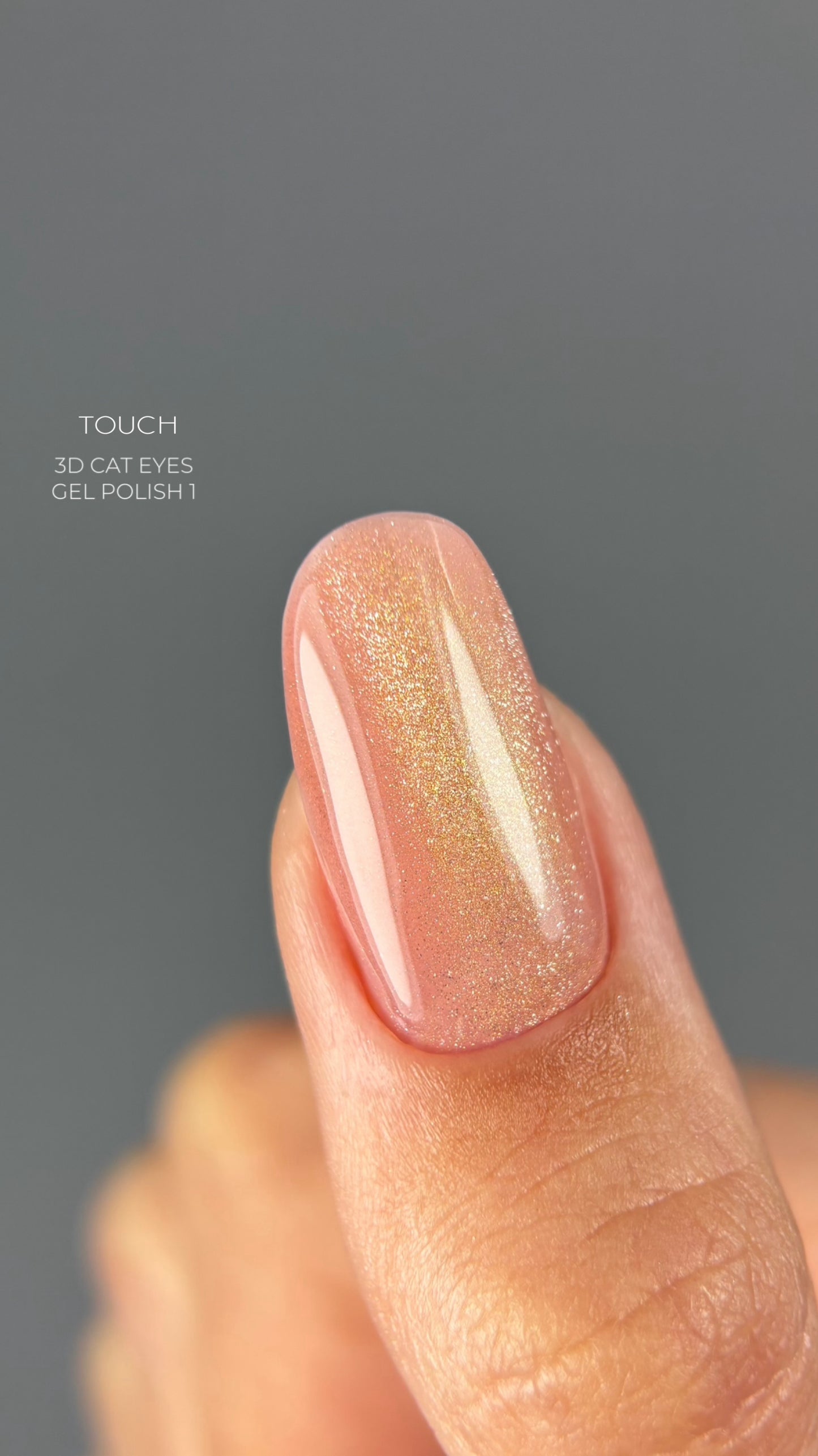 TOUCH Gel Polish 9 ml 3D Cat Eyes, 01
