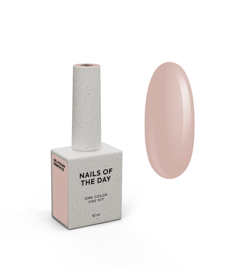 NAILSOFTHEDAY Gel Polish French 02, 10 ml