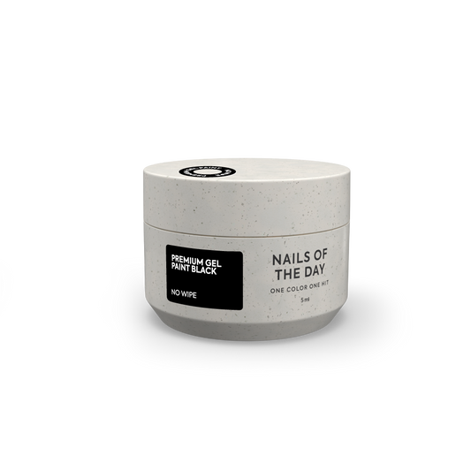 NAILSOFTHEDAY Gel Paint Black No Wipe, 5 ml