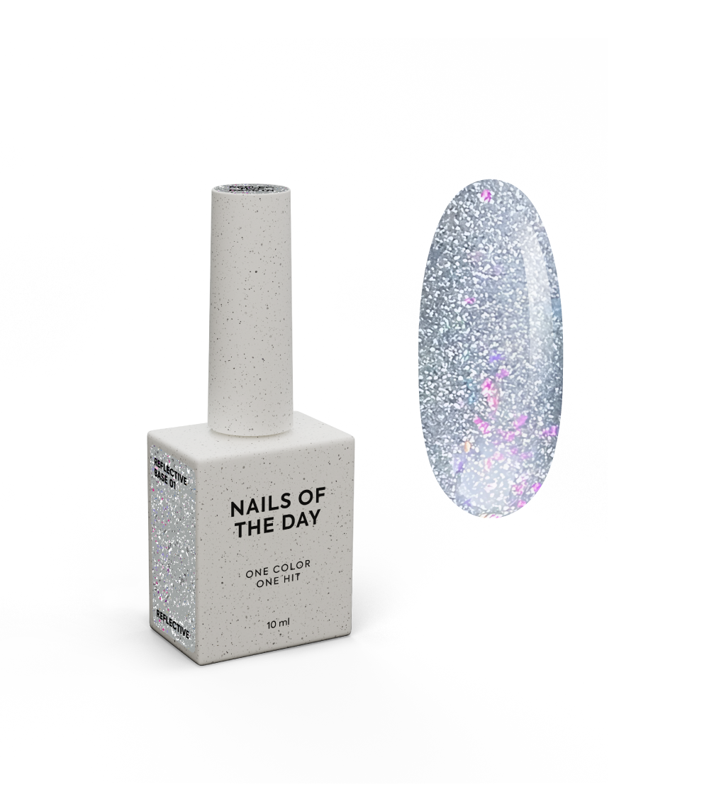 NAILSOFTHEDAY, NAILSOFTHENIGHT Reflective Base 01, 10 ml