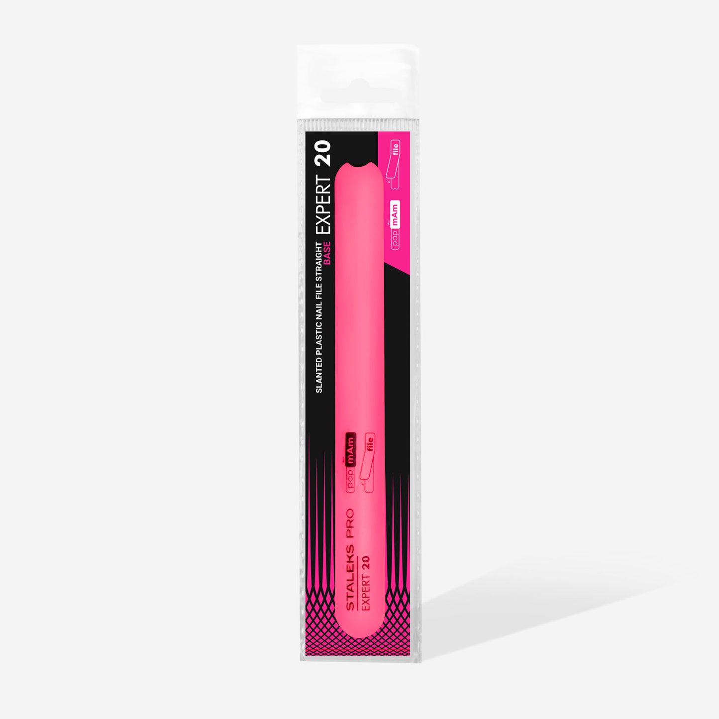 Straight Beveled Plastic Base for Nail File EXPERT