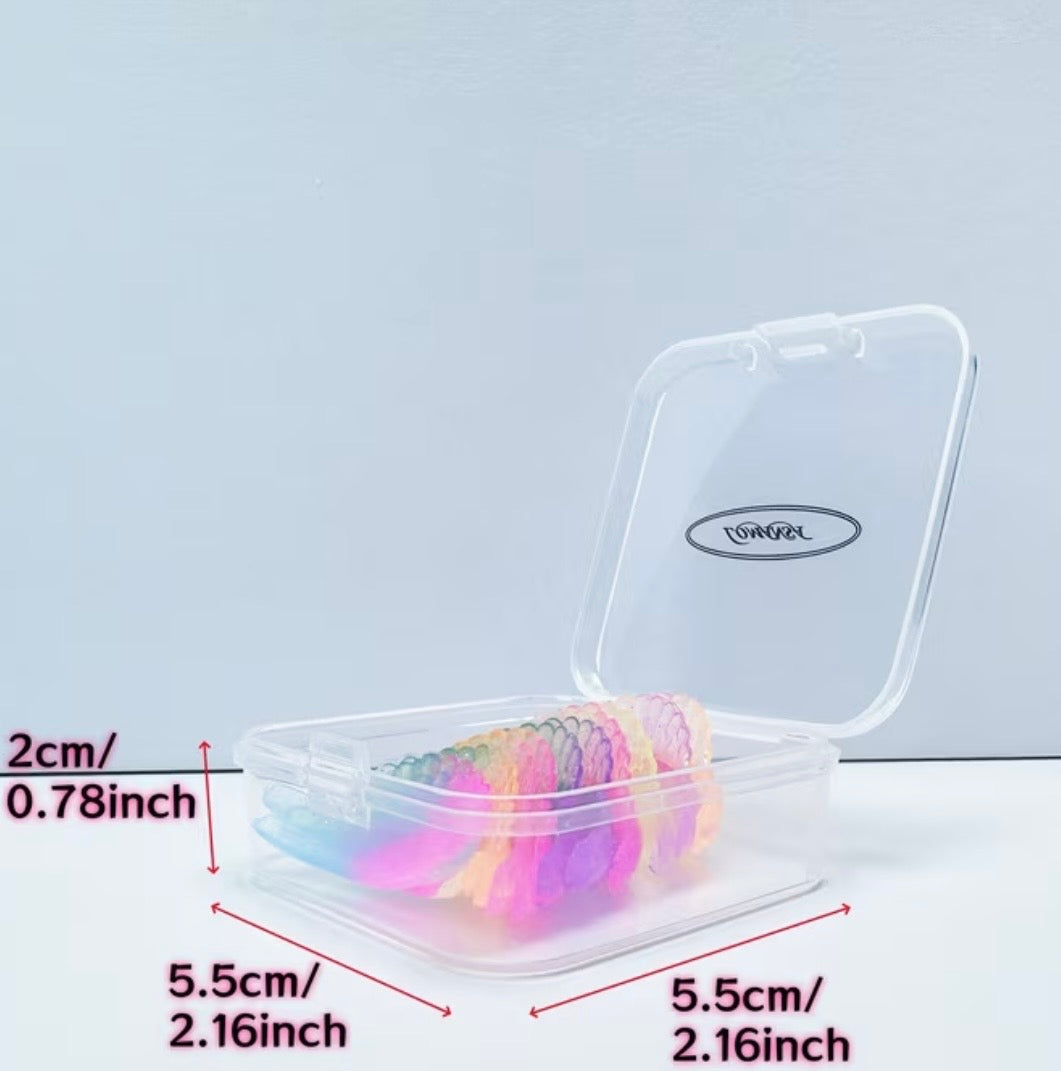 Silikon Pads für Wimpernlifting – Farbverlauf mit Glitzereffekt