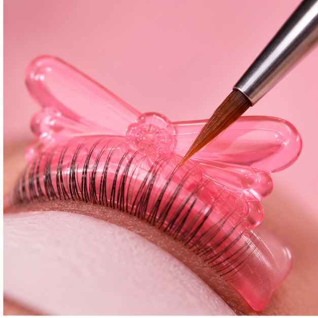 Silikon Pads für Wimpernlifting Rosa
