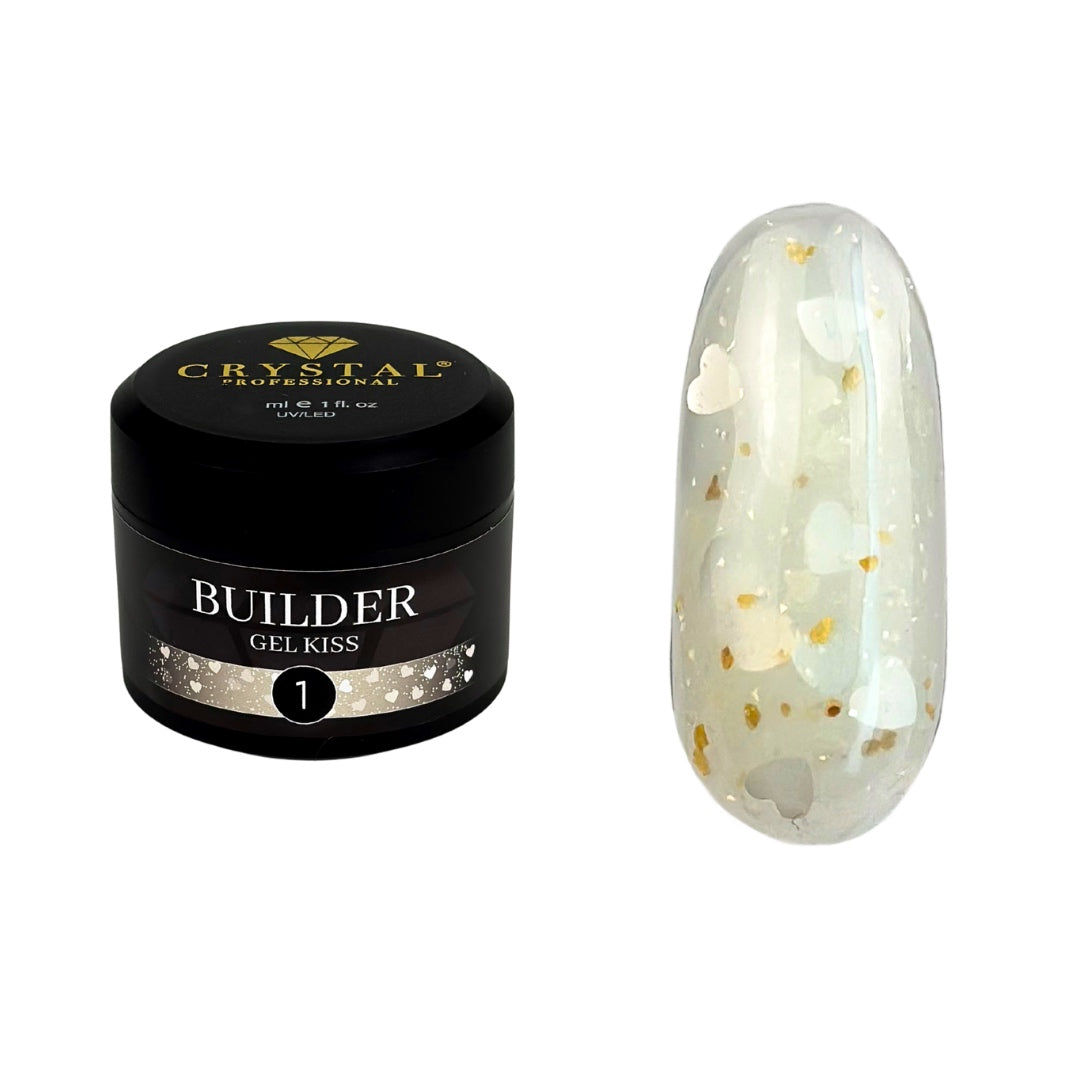 Builder gel kiss #1 Crystal Professionals 15 ml