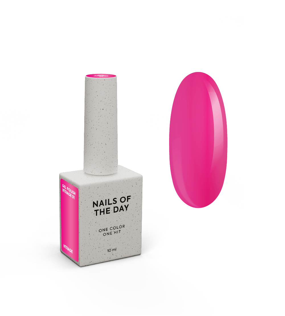 NAILSOFTHEDAY Gel Polish Vitrage 01, 10 ml