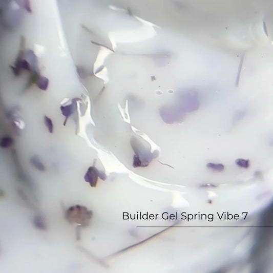 Builder Gel Spring Vibe №7 Crystal Professional HEMA & TPO Free - 15ml