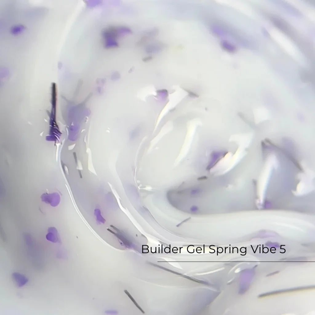 Builder Gel Spring Vibe №5 Crystal Professional HEMA & TPO Free - 15ml