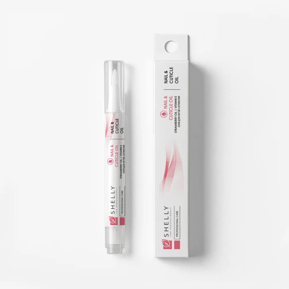 Nagel- und Nagelhautöl mit Erdbeerextrakt und Vitamin E Shelly 3 ml